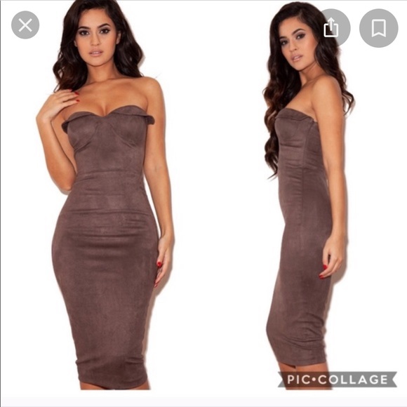House of CB Dresses & Skirts - House of cb “pia” suede dress